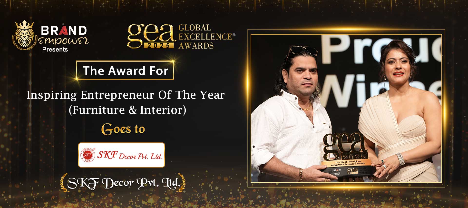Inspiring Entrepreneur Of The Year (Furniture & Interior)