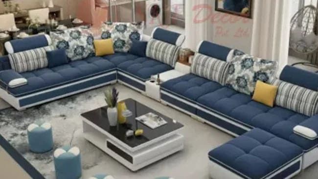 The Ultimate Seating Solution For Large Families Is A U Shaped Sofa Set