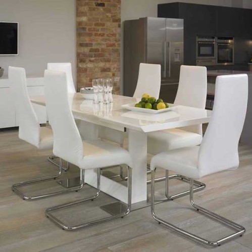 Acrylic dining room table discount