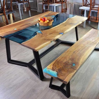 Epoxy Dining Table in Greater Kailash