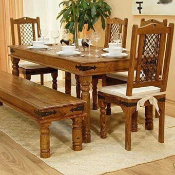 Solid Wood Dining Set in Panvel