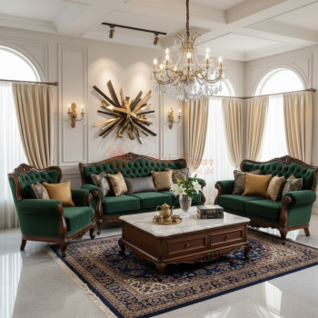 Wooden Sofa Set in Syria