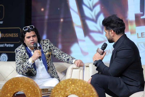 Rithvik Dhanjani with Mr. Naseem Khan in ILA 2022