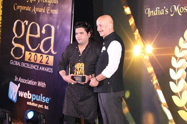 SKF Decor Received Award from Mr. Anupam Kher