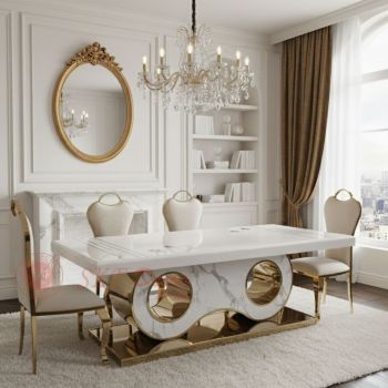  Onyx Marble Ultra Luxury Dining Set Manufacturers, Suppliers in Delhi