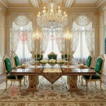 10 Seater Ultra Luxury Royal Dining Set Manufacturers, Suppliers in Delhi