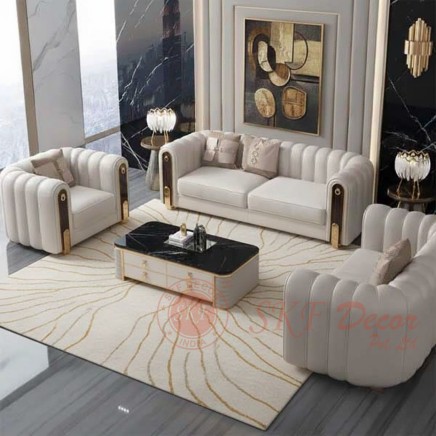 6 Seater Designer Sofa Set for Living Room Manufacturers, Suppliers in Bhavnagar
