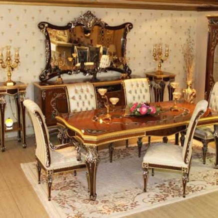 6 Seater Luxury Dining Room Table Manufacturers, Suppliers in Delhi
