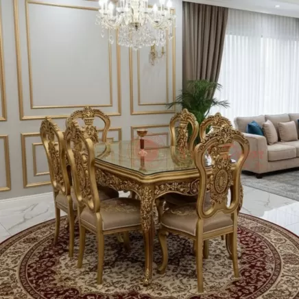 Carved wooden dining set 6 seater Manufacturers, Suppliers in Rourkela