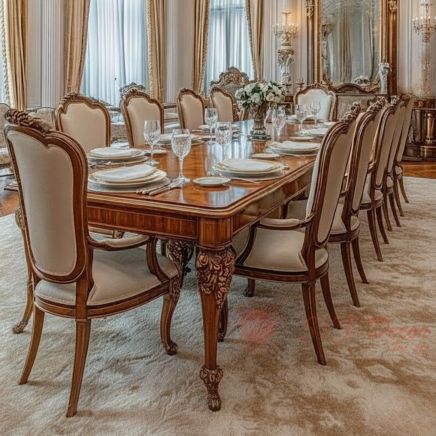 Classic Wooden 10 Seater Dining Table Set Manufacturers, Suppliers in Mangalore