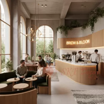 Coffee Shop Interior Design Manufacturers, Suppliers in Delhi