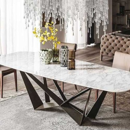 Designer Marble Dining Table With 6 Seater in Delhi