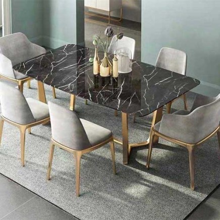 Dining Room Gold Finish Dining Table Manufacturers, Suppliers in Gujarat