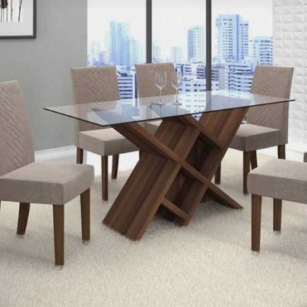 Glass Top Dining Table Manufacturers, Suppliers in Ahmedabad