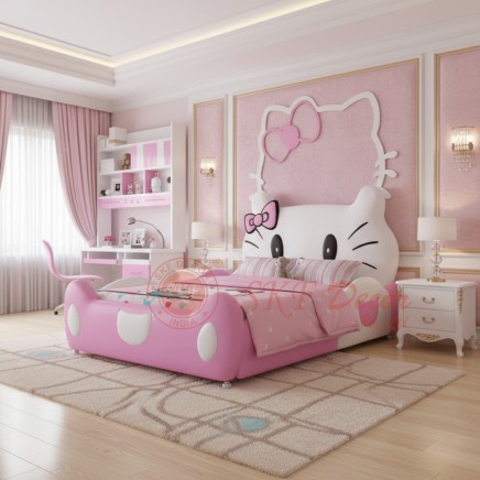 Hello Kitty Bed For Girls & Boys  Manufacturers, Suppliers in Sonipat