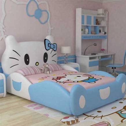 Hello Kitty Leather Children Bed For Girls Manufacturers, Suppliers in Chhattisgarh