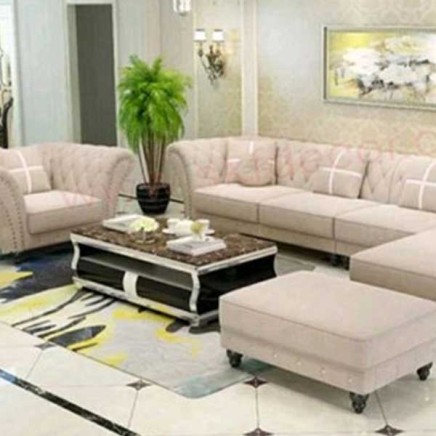 L Shape Modern Sofa Set Manufacturers, Suppliers in Agra
