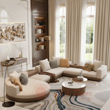 L Shape Modern Sofa Set Manufacturers, Suppliers in Bathinda