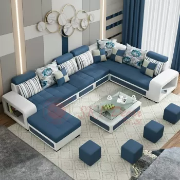 L Shaped Stylish Sofa Set For Living Room Manufacturers, Suppliers in Delhi