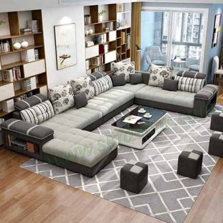 L Shaped Stylish Sofa Set For Living Room Manufacturers, Suppliers in Gurgaon