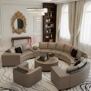 Leather Sectional C Shape Sofa Manufacturers, Suppliers in Delhi