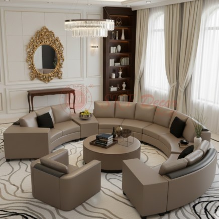 Leather Sectional C Shape Sofa Manufacturers, Suppliers in Bathinda