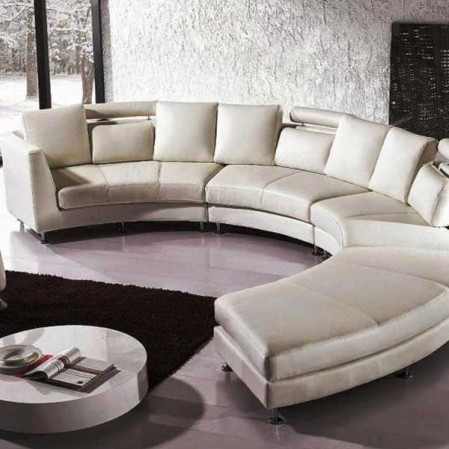 Leather Sectional C Shape Sofa in Delhi