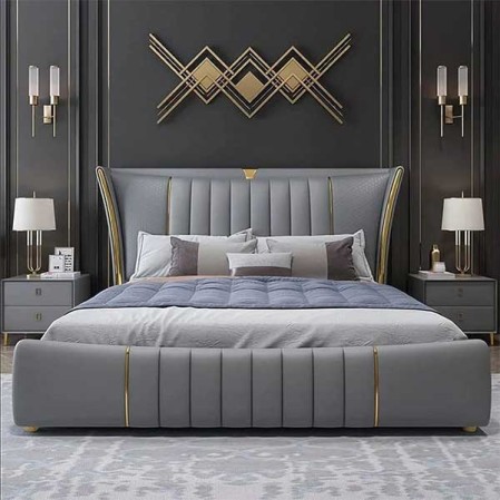 Leatherette Modern Bed in Delhi