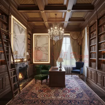 Library Room & Lounge Interior Design Manufacturers, Suppliers in Bahrain