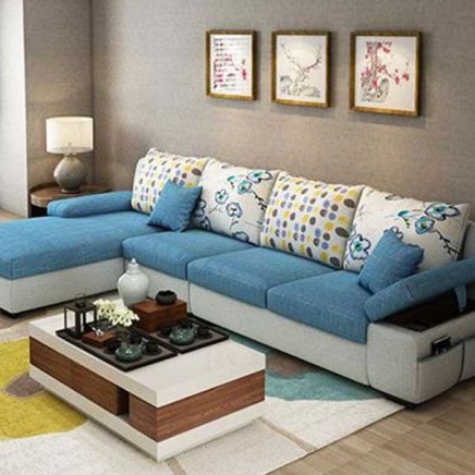 Light Blue Luxury Sofa Set Manufacturers, Suppliers in Kerala