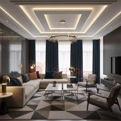 Living Room Interior Design in Delhi