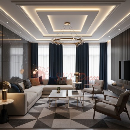 Living Room Interior Design Manufacturers, Suppliers in Narela