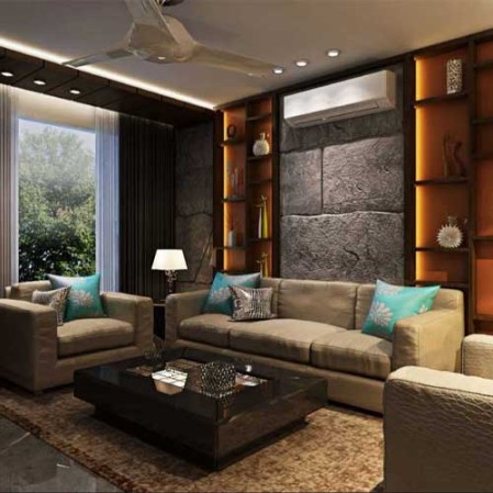 Living Room Interior in Delhi