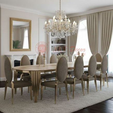 Luxury Modern 10-Seater Oval Dining  Manufacturers, Suppliers in Rajasthan