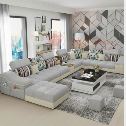 Luxury Modular Sofa Set (U & L Shape Convertible) Manufacturers, Suppliers in Faridabad