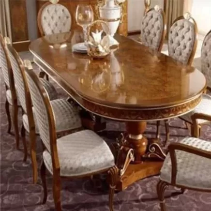 Luxury Oval Dieting Table Set Manufacturers, Suppliers in Noida