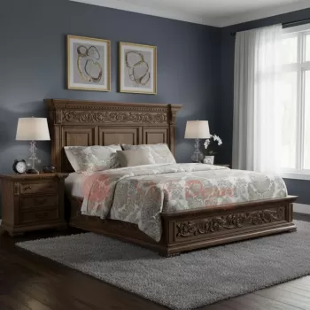 Luxury Wooden Carved Bed Manufacturers, Suppliers in Delhi