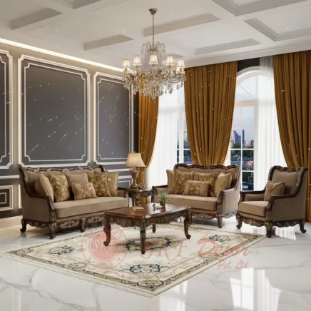 Luxury Wooden Sofa Set for Living Room Manufacturers, Suppliers in Yamuna Nagar