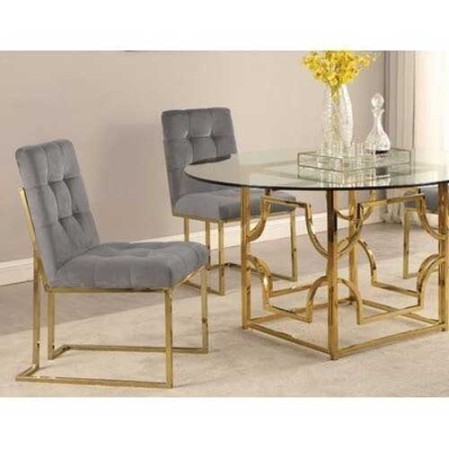Metal Glass Dining Table in Delhi