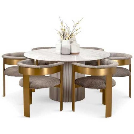 Metal Round Dining Table 4 Seater in Delhi