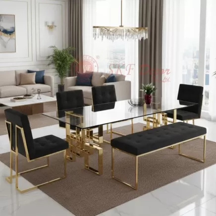 Modern Glass Dining Table Set Manufacturers, Suppliers in Farrukhabad