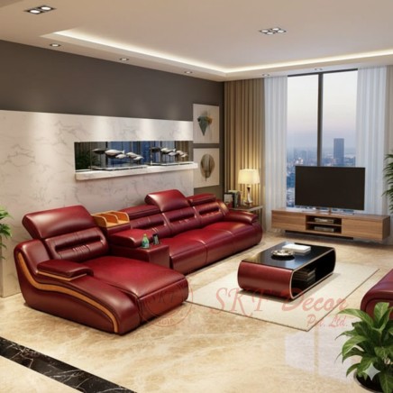 Modern L Shape Designer Sofa Set Manufacturers, Suppliers in Bijapur