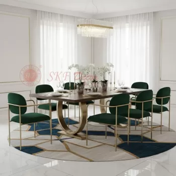 Modern Luxury 8 Seater Dining Set Manufacturers, Suppliers in Delhi