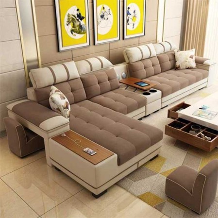 Modern Style Fabric Sofa in Delhi