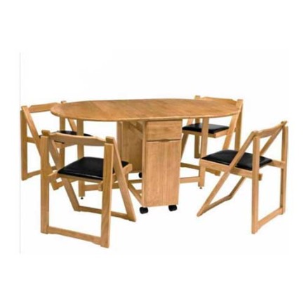 Oval Type Folding Dining Table 4 Seater Manufacturers, Suppliers in Ramagundam