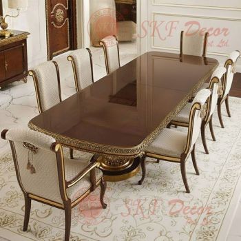 Premium Royal 8-Seater Dining Set Manufacturers, Suppliers in Delhi