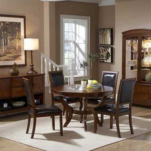 Round  Wooden Dining Table New Design Manufacturers, Suppliers in Delhi