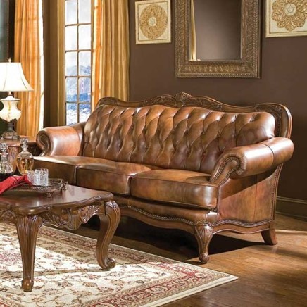Wooden shop dunlop sofa