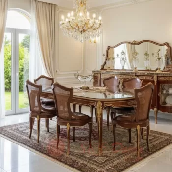 Royal Antique 6-Seater Dining Set Manufacturers, Suppliers in Delhi