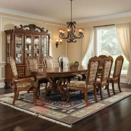 Royal Classic Wooden Dining Table Set Manufacturers, Suppliers in Preet Vihar